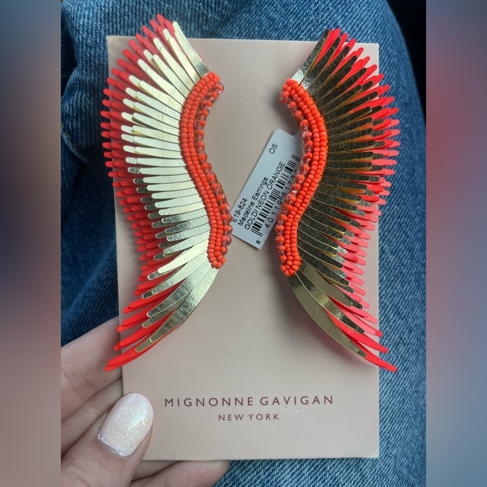 Mignonne Gavigan Madeline feather earrings